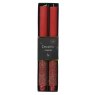 Wax Dinner Candle Christmas Red 26.5cm (Set Of 2) 2
