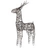 LED Wicker Reindeer Brown 85cm 3