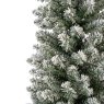 7ft/210cm Pencil Pine Snowy Christmas Tree 5