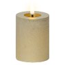 LED Pillar Candle Gold 11.3cm 1