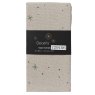 Tablerunner With Snowflake Print Natural 40cm x 140cm 2