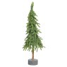 1.5ft/45cm Gnome Mini Christmas Tree With Glitter & Grey Base