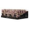 Shatterproof Pinecone Baubles Vintage Pink In Box 14cm (Set Of 12) 3
