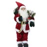 Santa With Presents & Tennis Rackets Christmas Red 45cm