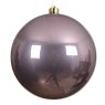 Shatterproof Bauble Shiny Vintage Pink 14cm