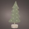 1ft/35cm Mirco LED Felt Tree On Wooden Base 3