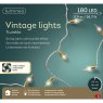LED Vintage Twinkle LightsTransparent/Light Green/Classice White/Pink 1790cm
