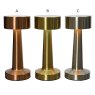 LED Table Light Rose Gold, Gold Or Silver 21cm (Choice of 3) 1