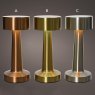 LED Table Light Rose Gold, Gold Or Silver 21cm (Choice of 3) 3