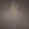 5ft/150cm LED Micro Christmas Tree Gold With Warm White Lights 2