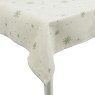 Tablecloth With Snowflake Print Natural 240cm x 140cm 1