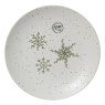 Stoneware Side Plate With Snowflake Print 19.4cm 1
