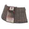 Christmas Tree Ring Grey Rattan Effect 57cm 2