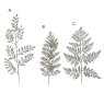 Artificial Spray Leaves With Glitter Pearl In Box 32cm (Choice of 3)
