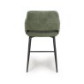 Phil Low Bar Fabric Stool With Black Legs Sage 5
