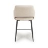 Phil Low Bar Fabric Stool With Black Legs Natural 5