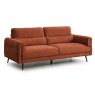 Valentia 3 Seater Sofa Fabric Terracotta
