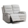 Blasket 2 Seater Electric Reclining Sofa Fabric Light Grey