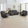 Sardinia Electric Reclining Armchair Faux Suede Grey Lifestyle