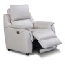 Menorca Electric Reclining Armchair Leather & Leather Match Cloud 