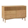 Sanremo 3 + 3 Drawer Chest Of Drawers Natural Oak