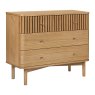 Sanremo 3 Drawer Chest Of Drawers Natural Oak
