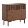Sanremo 3 Drawer Chest Of Drawers Dark Oak