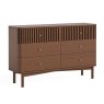 Sanremo 3 + 3 Drawer Chest Of Drawers Dark Oak