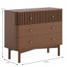 Sanremo 3 Drawer Chest Of Drawers Dark Oak Dimensions