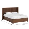Sanremo King (150cm) Bedstead Dimensions
