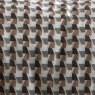 Jett Duvet Cover Set Single Geometric Brown Pillow Close Up Fabric Close Up