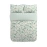 Briar Bloom Duvet Cover Set Double Green Whiteout