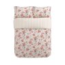 Chintz Reverie Reversible Super King Duvet Cover Set Red & Teal Whiteout