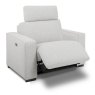 Burano Electric Reclining Armchair With USB Port Fabric
