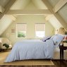 Earlsford Foulard Embroidery Duvet Cover Set Double Blue Lifestyle 1