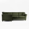 Alpine 4 Seater Corner Sofa Minco Basil With Burnished Legs 2