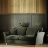 Alpine 3 Seater Sofa All Special Fabrics Ansell Moss With Country Oak Legs