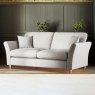 Alpine 3 Seater Sofa Minco Grey With Country Oak Legs Lifestyle