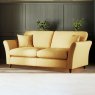 Alpine 3 Seater Sofa Fabric Oslo Ochre With Burnished Legs Lifestyle