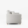 Alpine 4 Seater Sofa Minco Grey With Country Oak Legs 3