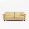 Alpine 4 Seater Sofa Oslo Ochre With Burnished Legs 2