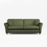 Alpine 4 Seater Sofa Minco Basil With Burnished Legs 2