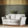 Alpine 2 Seater Sofa Minco Grey With Country Oak Legs 4