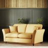 Alpine 2 Seater Sofa Oslo Ochre With Burnished Legs 4