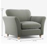 Alpine Armchair Ansell Moss With Country Oak Legs Dimensions