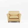 Alpine Armchair Oslo Ochre With Burnished Legs 2