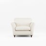 Alpine Armchair Minco Ivory With Burnished Legs 2