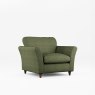 Alpine Armchair Minco Basil With Burnished Legs 1