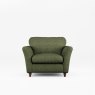 Alpine Armchair Minco Basil With Burnished Legs 2