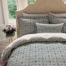 Indian Lattice Reversible King Duvet Cover Set Red & Teal Lifestyle 2